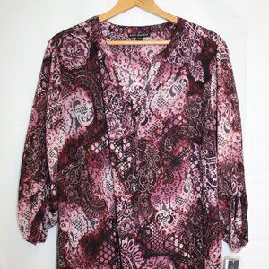 NWTS SARA MICHELLE BLOUSE Lightweight Size 2X